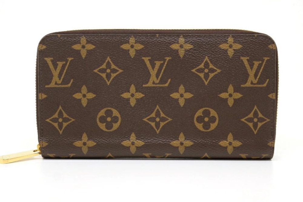 LOUIS VUITTON Wallet Long Zippy Round Zipper Monogram Rose Pink Ballerine